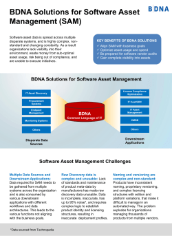 BDNA for Software Asset Management | BDNA
