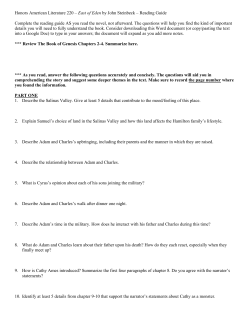 East of Eden by John Steinbeck