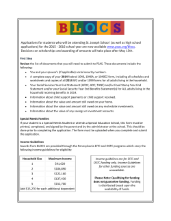 blocs 2015-2016 information