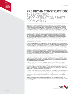 Pre Dry-In Construction: The Evolution of Construction Starts From