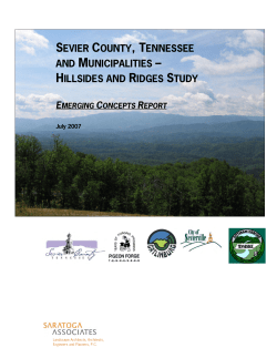 hillsides and ridges study