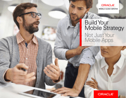 Build Your Mobile Strategy