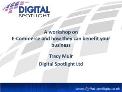E-commerce - Digital Spotlight Ltd