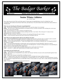 Senior Winter Athletes - Badger Independent School District #676