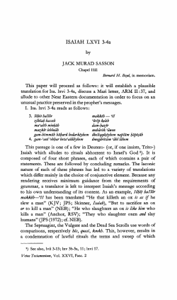 ISAIAH LXVI 3-4a - DiscoverArchive