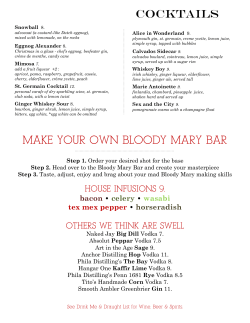 Cocktails - London Grill