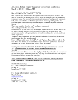 American Indian Higher Education Consortium Conference