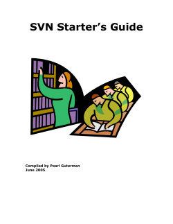 "SVN Starter`s Guide" has been updated.