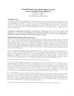 2016 Water Quality Report District 2