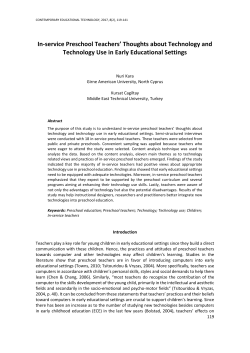 Full Article - Contemporary Educational Technology