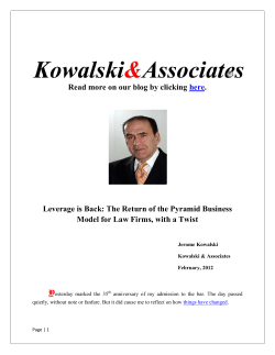 Read more on our blog by clicking here. Leverage is Back