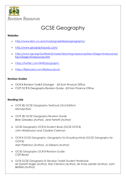 Geography - Woodbridge High School