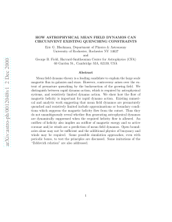 How astrophysical mean field dynamos can circumvent existing