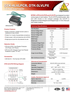 DITEK`s DTK-4LVLPCR and 3LVLPX are designed to protect