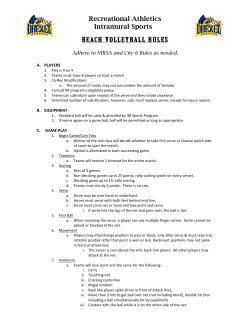 im beach volleyball rules