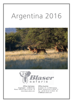 Argentina 2016 - Blaser Safaris
