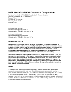 Creation + computation DIGF6L01+DIGF6K01