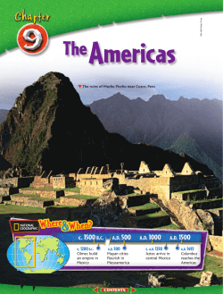 Chapter 9: The Americas