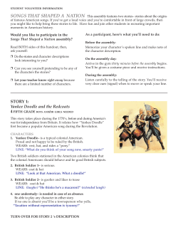 STORY 1: Yankee Doodle and the Redcoats