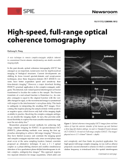 High-speed, full-range optical coherence tomography