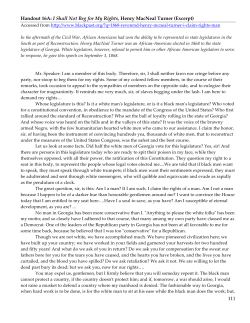 Henry Mcneal Turner speech 1868