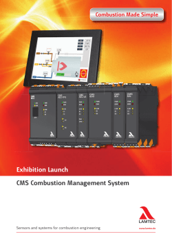 CMS Combustion Management System Exhibition Launch