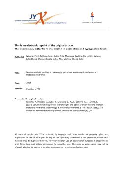 This is an electronic reprint of the original article. This reprint may