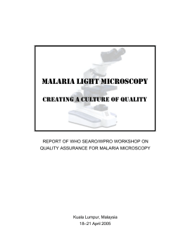 malaria light microscopy