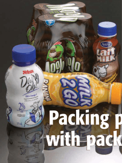 Packing p with pack - Milk
