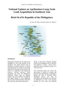 Briefing 4 - Philippines - Forest Peoples Programme