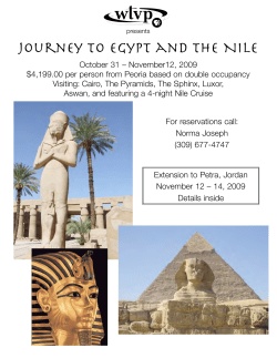 Journey to Egypt and the Nile