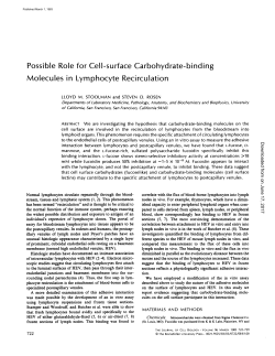 Possible Role for Cell-surface Carbohydrate