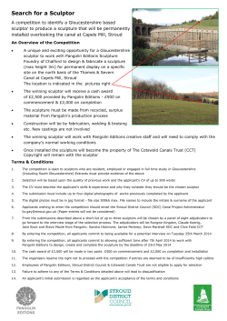 Search for a Sculptor - Cotswold Canals Trust