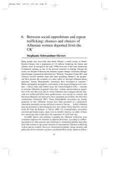 6. Between social opprobrium and repeat trafficking