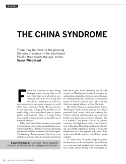 policy winter 05.indd - The Centre for Independent Studies