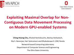 Exploiting Maximal Overlap for Non