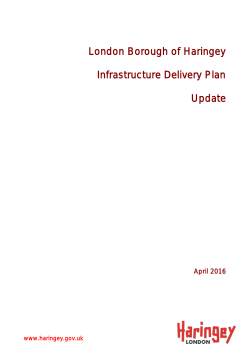 Haringey Infrastructure Delivery Plan Update