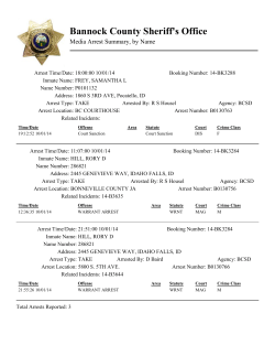 BCSD Bannock County Sheriff`s Office