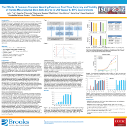 The Effects of Common Transient Warming Events