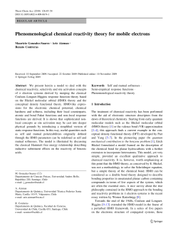 Phenomenological chemical reactivity theory for mobile electrons