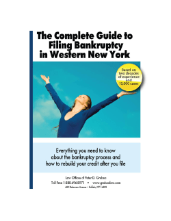 Complete Guide to Filing Bankruptcy in Western New York