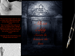 Secrets lie between the lines