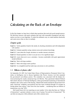 Chapter 1 - Mathematical Association of America