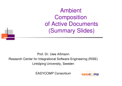 Ambient Composition of Active Documents