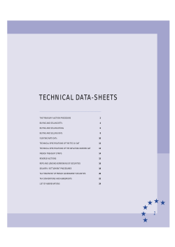 Technical data-sheets - Agence France Tresor
