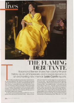 Vogue - Rosamond Bernier