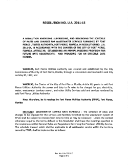 2011-15 - Fort Pierce Utilities Authority