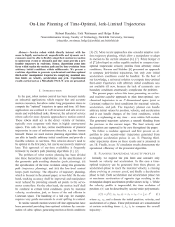 On-Line Planning of Time-Optimal, Jerk