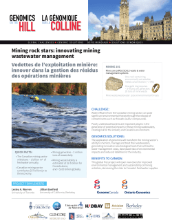 Mining rock stars: innovating mining wastewater