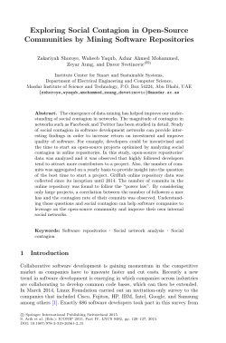 Exploring Social Contagion in Open